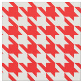 チェッ赤と白ク ファブリック (クローズアップ)