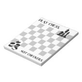 チェッ遊スで市松模様には ノートパッド (回転)