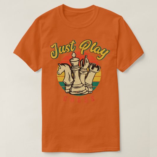 チェッ遊スプレーヤーチェス盤のみ Tシャツ (デザイン正面)