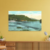 チェナンゴ川とダムの景色 キャンバスプリント (インサイチュ (リビング))