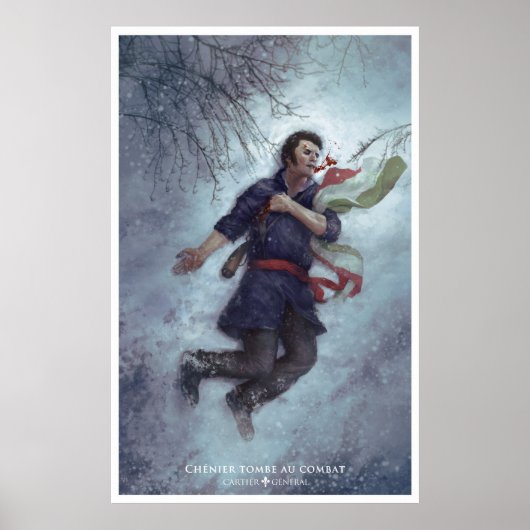 チェニエ・トンベ・オ・コンバット ポスター (正面)