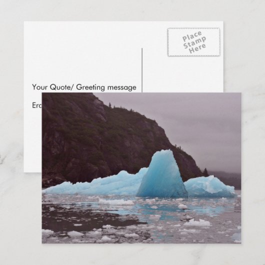 チェネガ氷 ポストカード (正面/裏面)
