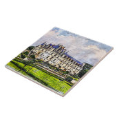 チェノンソー城。フランス。 タイル (側面)