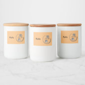 チェファファファーコーヒーキャニスター フードラベル (ボトル)