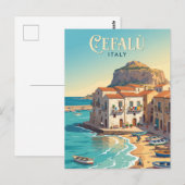 チェファルー港 イタリア ポストカード (正面/裏面)