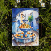 チェフチャウエンモロッコ噴水色はがき 招待状