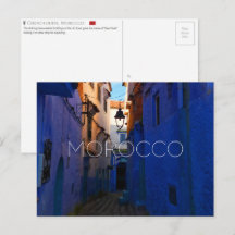 チェフチュエン、モロッコはがき