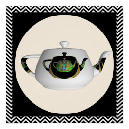 チェブロントリプルティーポット ポスター