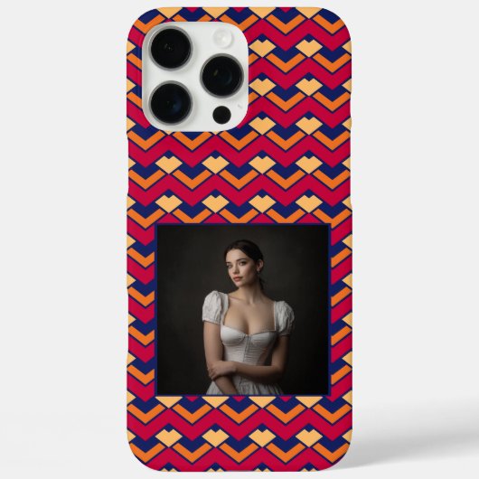 チェブロン柄の夫への芸術的なギフト Case-Mate iPhoneケース (裏面)