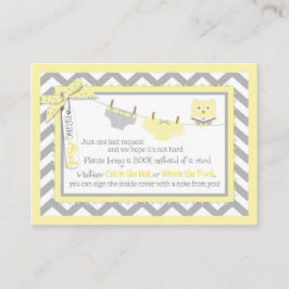 チェブロン チュチュ タイ おむつ オウル ブックカードを持ってきて エンクロージャーカード