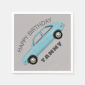 チェボレットチェヴェッテヴェッテレトロクラシック車 スタンダードカクテルナプキン (正面)