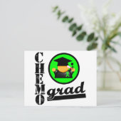 チェモグラード非ホジキンリンパ腫リボン ポストカード (スタンド正面)