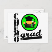 チェモグラード非ホジキンリンパ腫リボン ポストカード (正面/裏面)