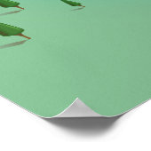 チェランワシントン湖の地図 ポスター (角)