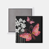 チェリかわいらしル・ダニエルズ著「蝶」 マグネット (正面/裏面)