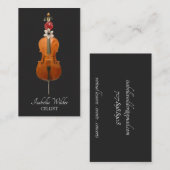 チェリエレガントスト | ブラック 名刺 (正面/裏面)