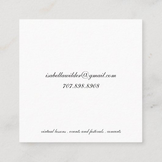 チェリスト スクエア名刺 (裏面)