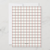 チェリッシュフォームフォトレッドアイボリーホリデーカード シーズンカード (裏面)