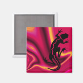 チェリル・ダニエルス著「マリブ・サラマンダー」 マグネット (正面/裏面)