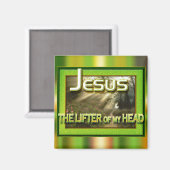 チェリル・ダニエルズ著「イエス – 私の頭のリフター」 マグネット (正面/裏面)
