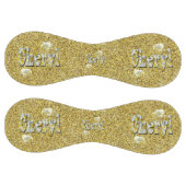 チェリル、フランジパニ・ゾウと金ゴールドの名だ。 ソフトボール (パネル)