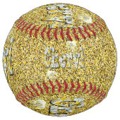 チェリル、フランジパニ・ゾウと金ゴールドの名だ。 ソフトボール (裏面)