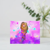 チェリーで巻き上げる ポストカード (スタンド正面)