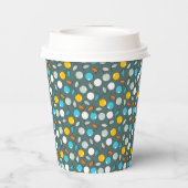 チェリーのフルーツ カートゥーンパターン 紙コップ (裏面)