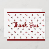 チェリーのポストカード ポストカード (正面/裏面)