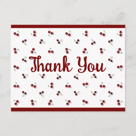 チェリーのポストカード ポストカード (正面)