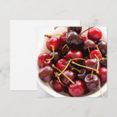 チェリーの器 招待状 (正面/裏面)