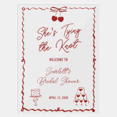 チェリーの結婚式 ウェルカム 花嫁の友達たちの楽しいお茶会 アクリルサイン