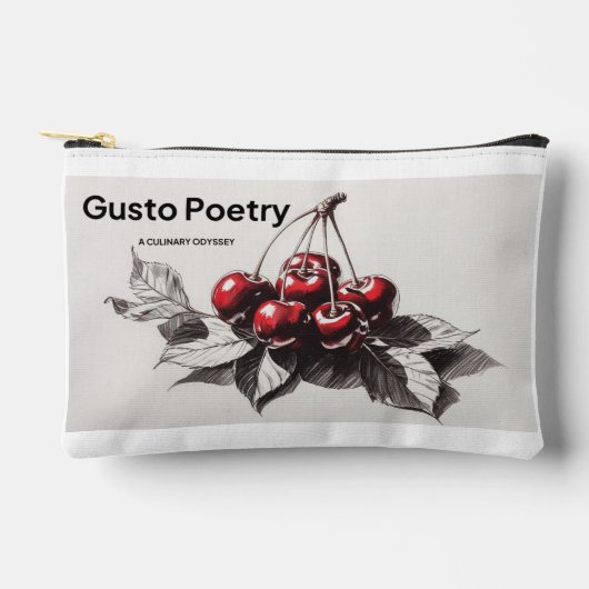 チェリーのGusto Poetry アクセサリーポーチ (正面)