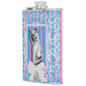 チェリーアユエショップレトロピンナップガールスキットル フラスク (左)