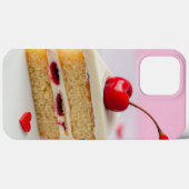チェリーオントップフォンケース Case-Mate iPhoneケース (裏面 (横))
