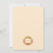 チェリーオータム招待状 招待状 (裏面)