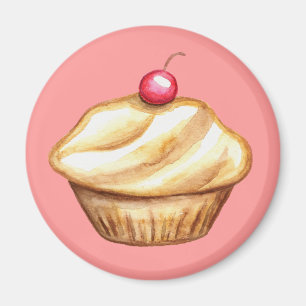 チェリーカップケーキマグネット マグネット
