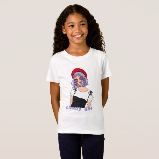 チェリーガール Tシャツ (正面フル)