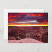 チェリーキャニオン, 日没, アリゾナ州 ポストカード (正面/裏面)