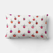 チェリーコケットクッション 女の子の部屋 ランバークッション (裏面)