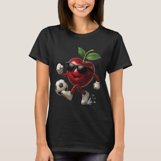 チェリーサッカー Tシャツ (正面)