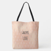 チェリーサンフラワー格言ライフパーソナライズされたショルダー トートバッグ (裏面)