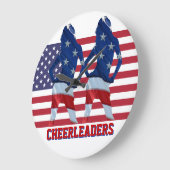 チェリーダーズ ラージ壁時計 (傾斜)