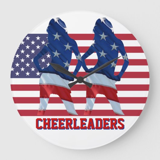 チェリーダーズ ラージ壁時計 (正面)