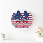 チェリーダーズ ラージ壁時計 (ホーム)