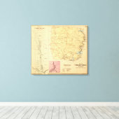 チェリーツリータウンシップ キャンバスプリント (インサイチュ (ウッドフロア))