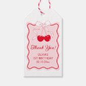 チェリーバースデーパーティーファヴォリット ギフトタグ (正面)