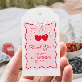 チェリーバースデーパーティーファヴォリット ギフトタグ