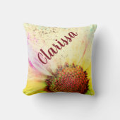 チェリーパステルサンフラワー クッション (正面)