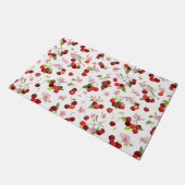 チェリーパターン1 ドアマット (アングル)